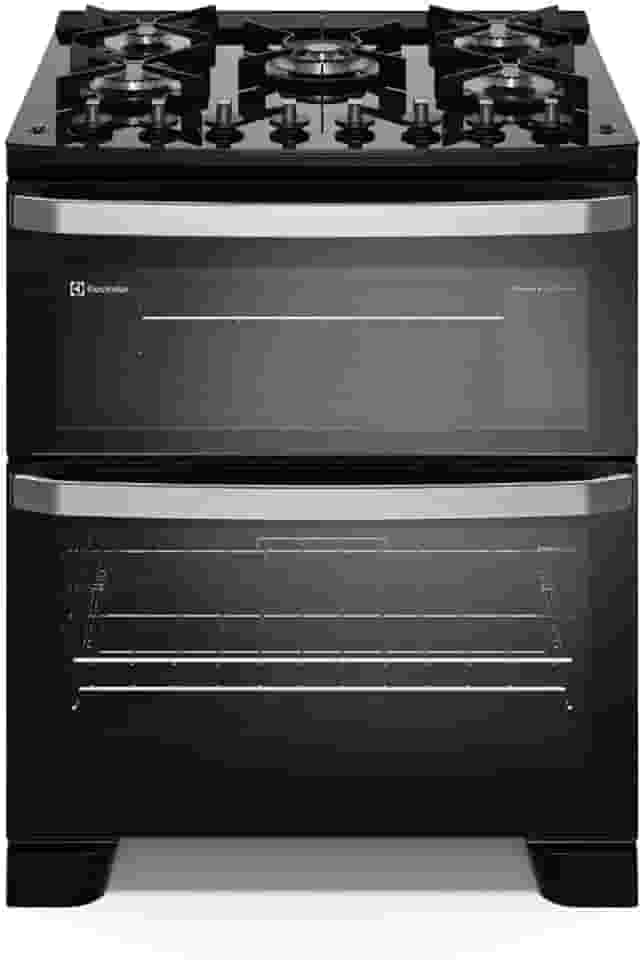 Fogão Electrolux 5 Bocas Experience com PerfectCook360 Preto FE5DP