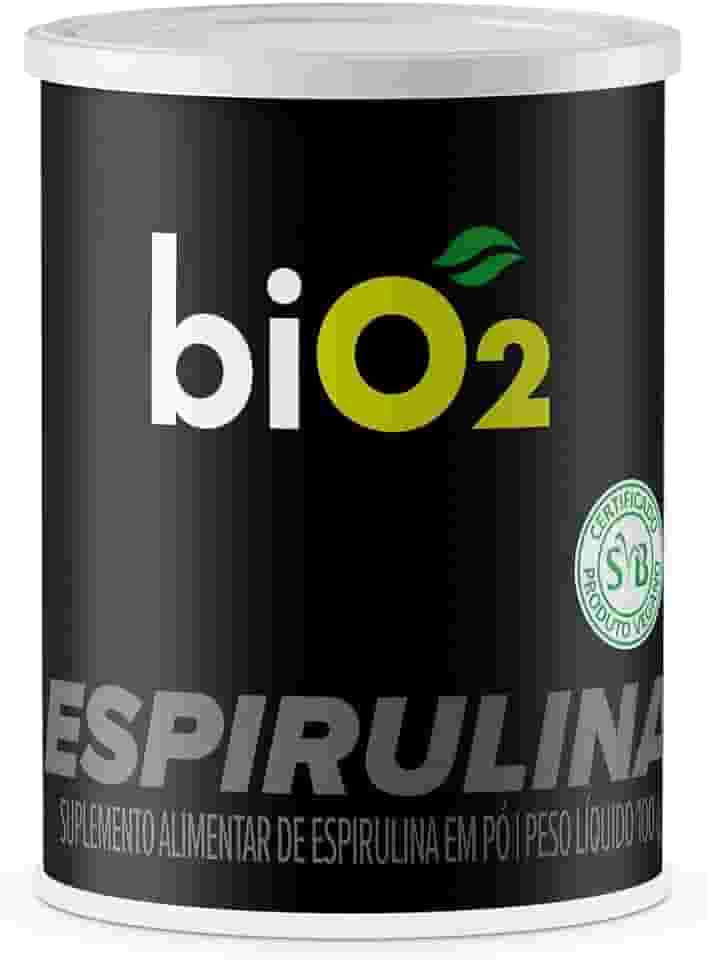Espirulina em Pó biO2 100 g, Vegana e sem Glúten