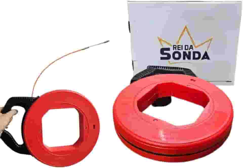Sonda Passa Fio Laranja 20m Helicoidal C/carretel