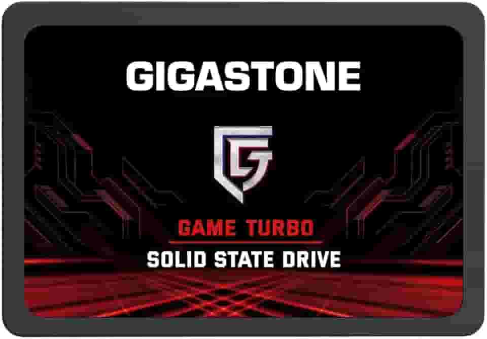 Gigastone SSD SATA 256 GB 6.3 cm SSD 540 MB/s Upgrade Laptop PC memória e armazenamento PS4 HDD substituição 6.3 cm discos rígidos internos de estado sólido SATA III SLC Cache 3D NAND Game Turbo