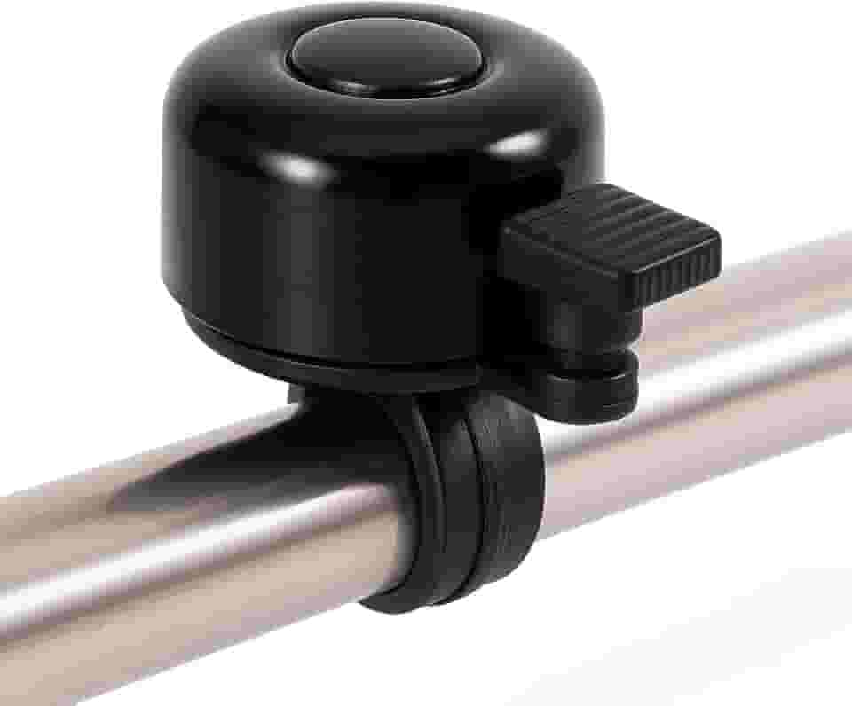 Pacote com 1 campainha de bicicleta com som alto e melodioso, mini campainha de bicicleta clássica, buzina de bicicleta para adultos, mountain bike para scooter