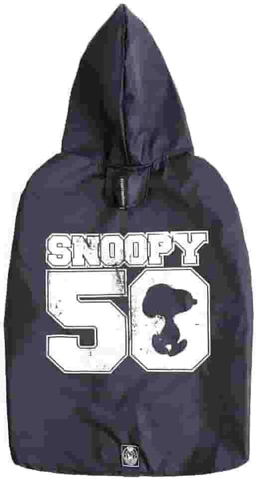 Capa de Chuva Zooz Pets Snoopy Preta para Cães - Tamanho P