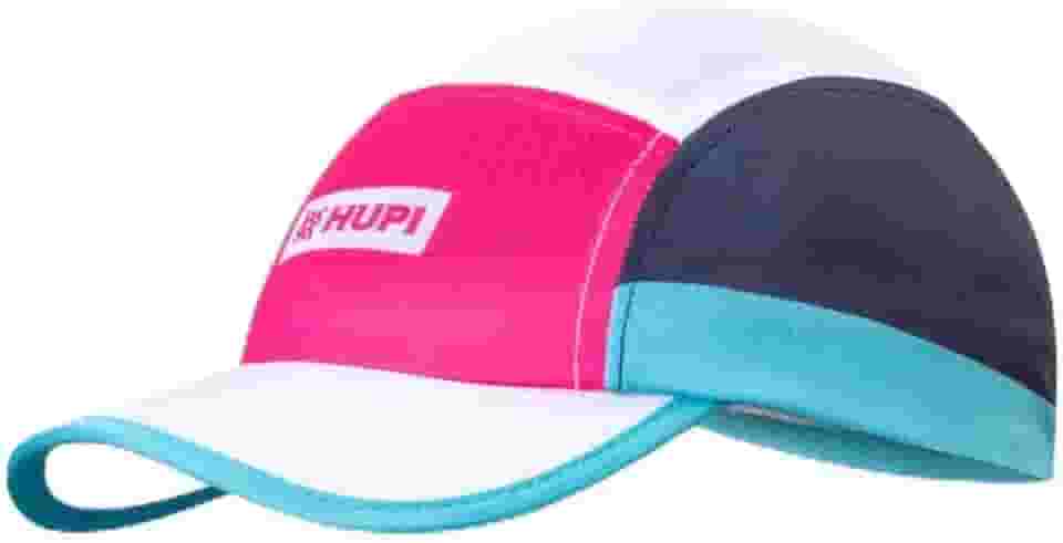 Boné para Corrida Hupi Run Azul/rosa, Cor: Azul/rosa, Tamanho: Unico