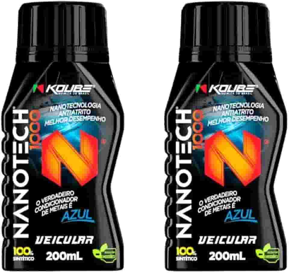 Kit Condicionador de Metais Reduz Atrito Nanotech 200ml 2 Unidades