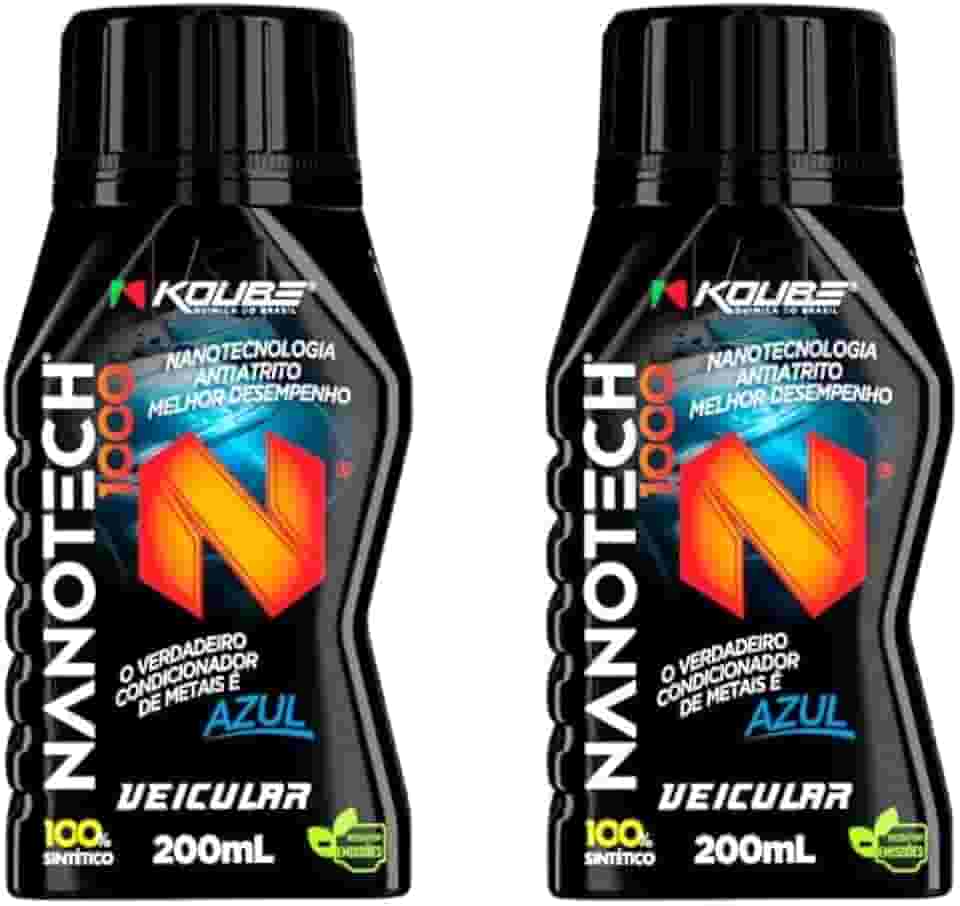 Kit Condicionador de Metais Reduz Atrito Nanotech 200ml 2 Unidades