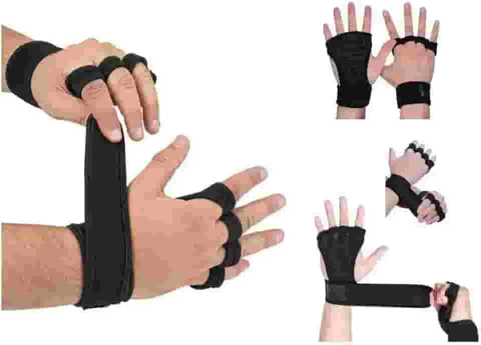 Luva Bike Crossfit Academia Feminina E Masculina Grip Hook Treino Cross