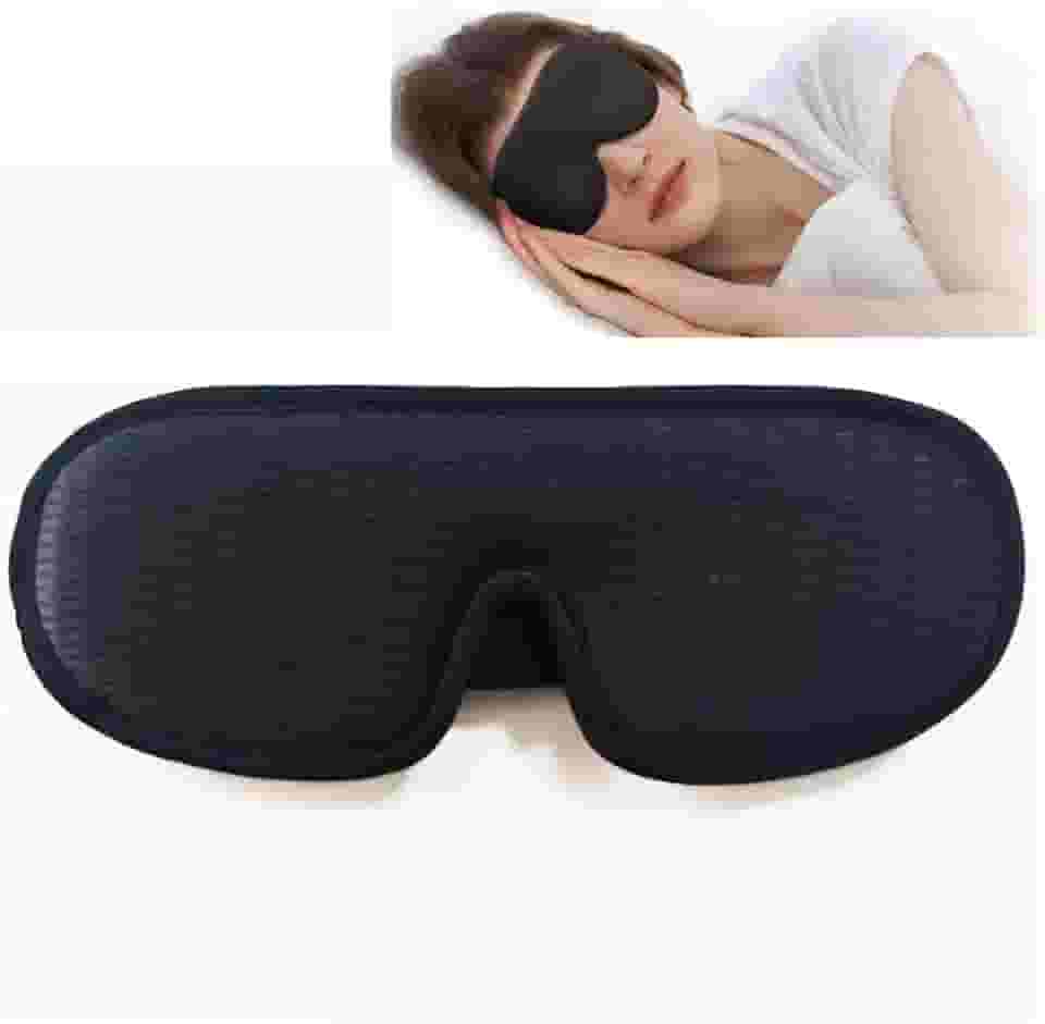 Máscara de olhos 3D Máscara de olhos respirável que bloqueia a luz para dormir