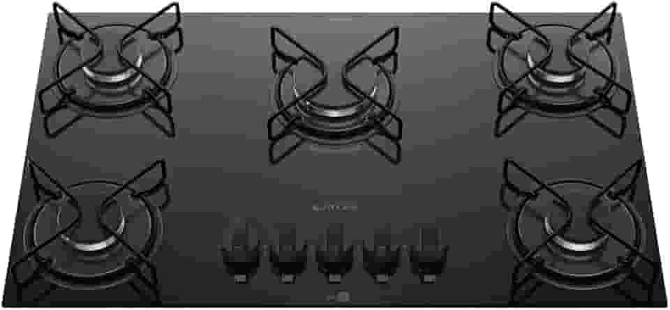 Atlas - Cooktop Atlas 5 Bocas Ágile Up Mesa de Vidro