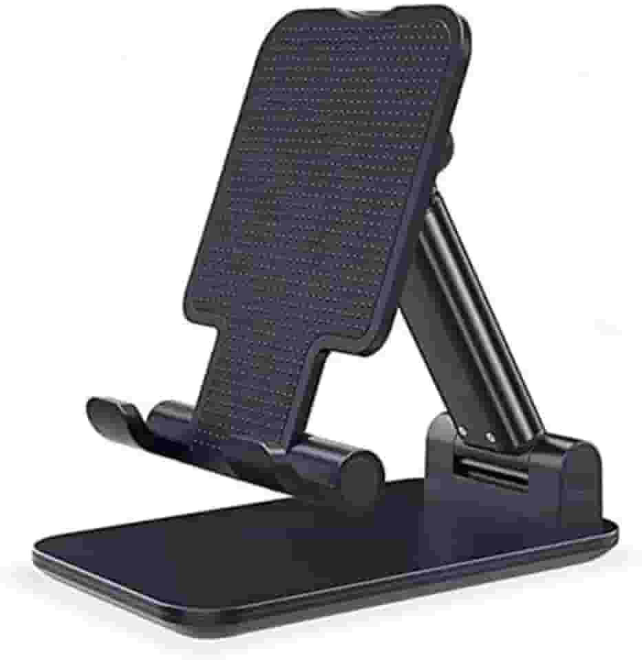 Suporte Para Celular Modelo de Mesa Articulado Ajustável (Preto)