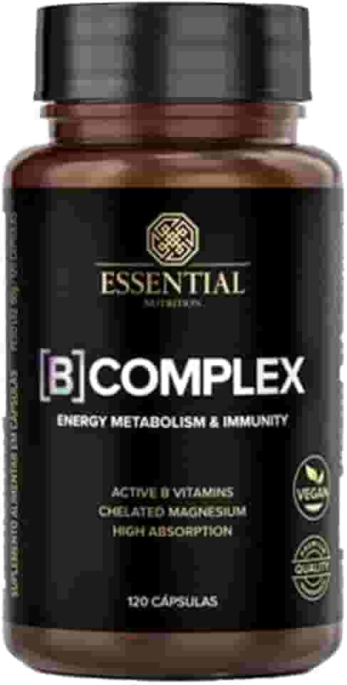 B Complex 120 Cápsulas Essential Nutrition Original Vitaminas do Complexo B