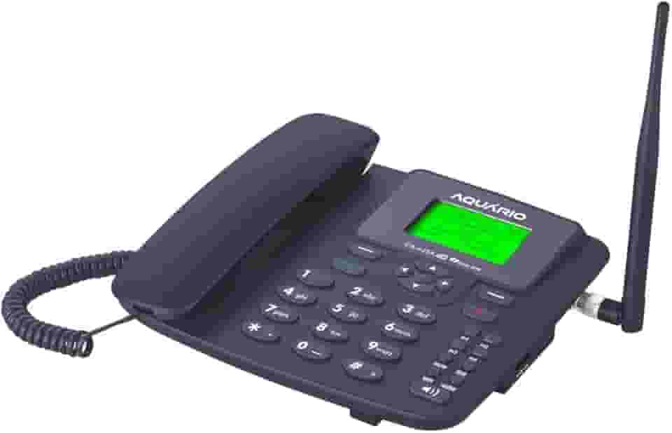 Aquario TELEFONE CELULAR FIXO DE MESA Wi-Fi DUAL SIM 700, 850, 900, 1800, 1900, 2100, 2600MHZ CA-42SX 4G –