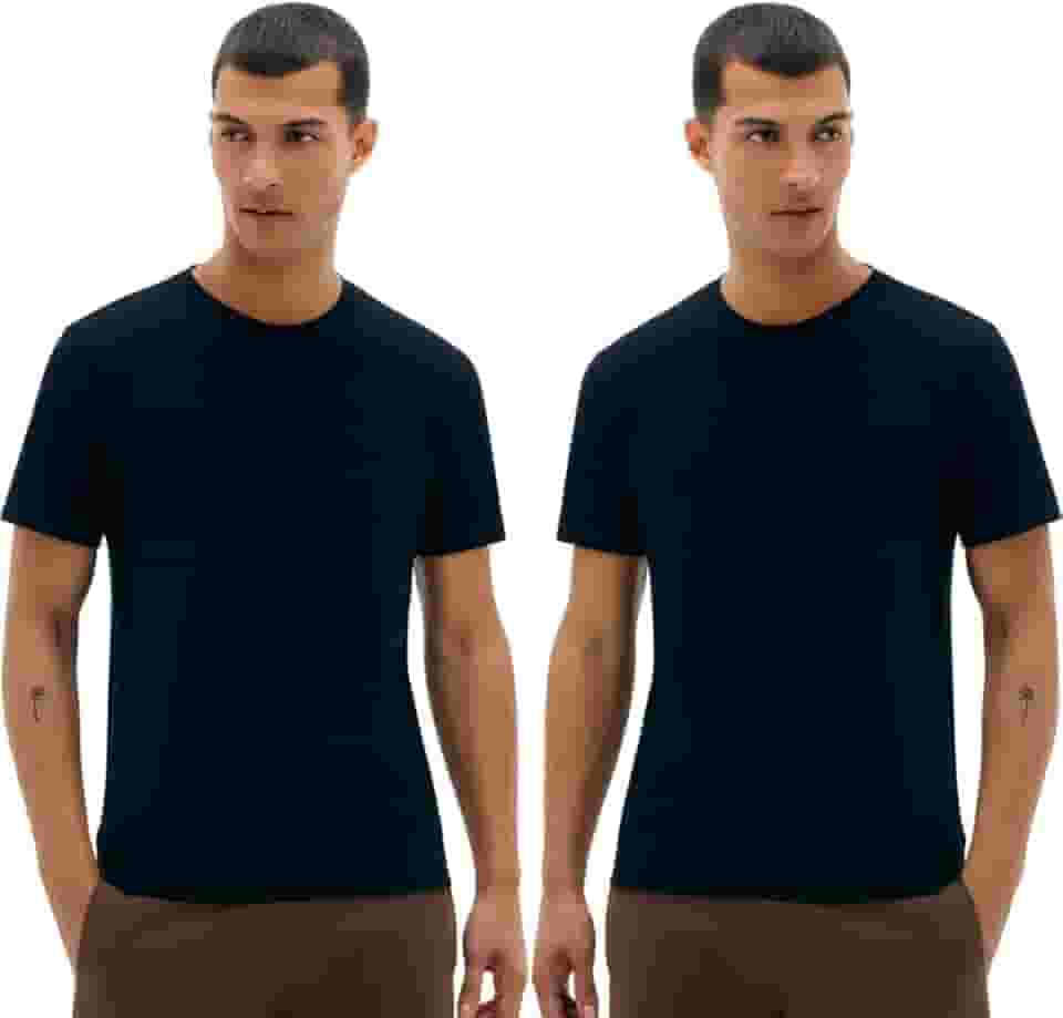 Camiseta Básica Masculina Manga Curta Comfort Super Cotton