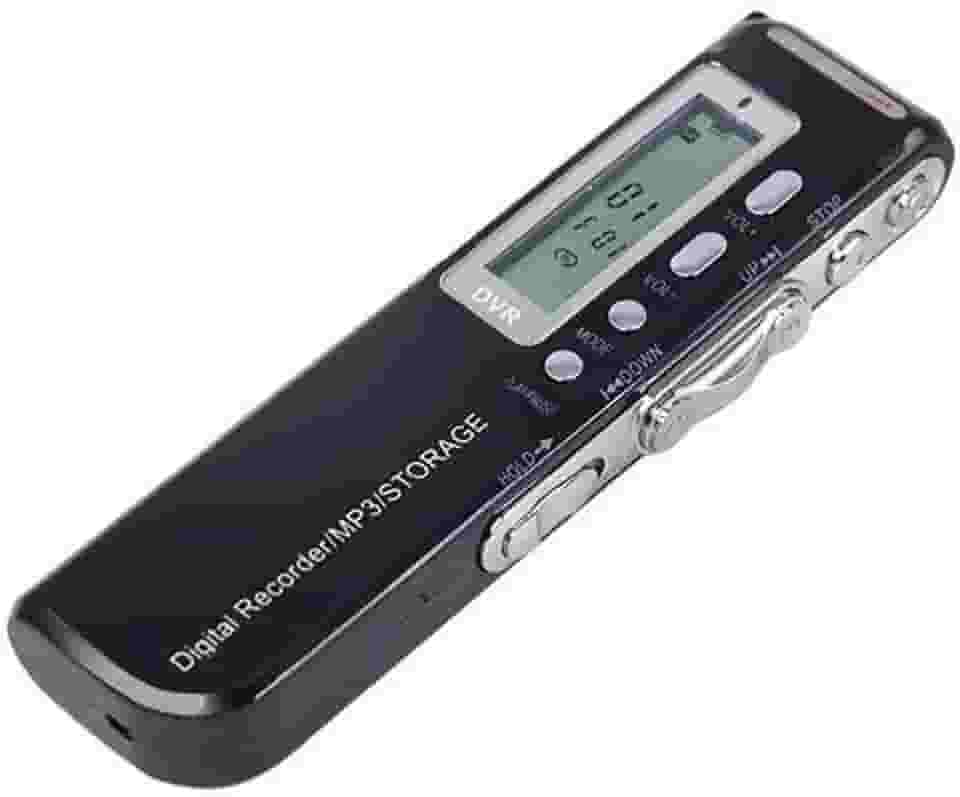 Gravador De Voz Digital E Music Player Grava Até 576 Horas 8 Gb