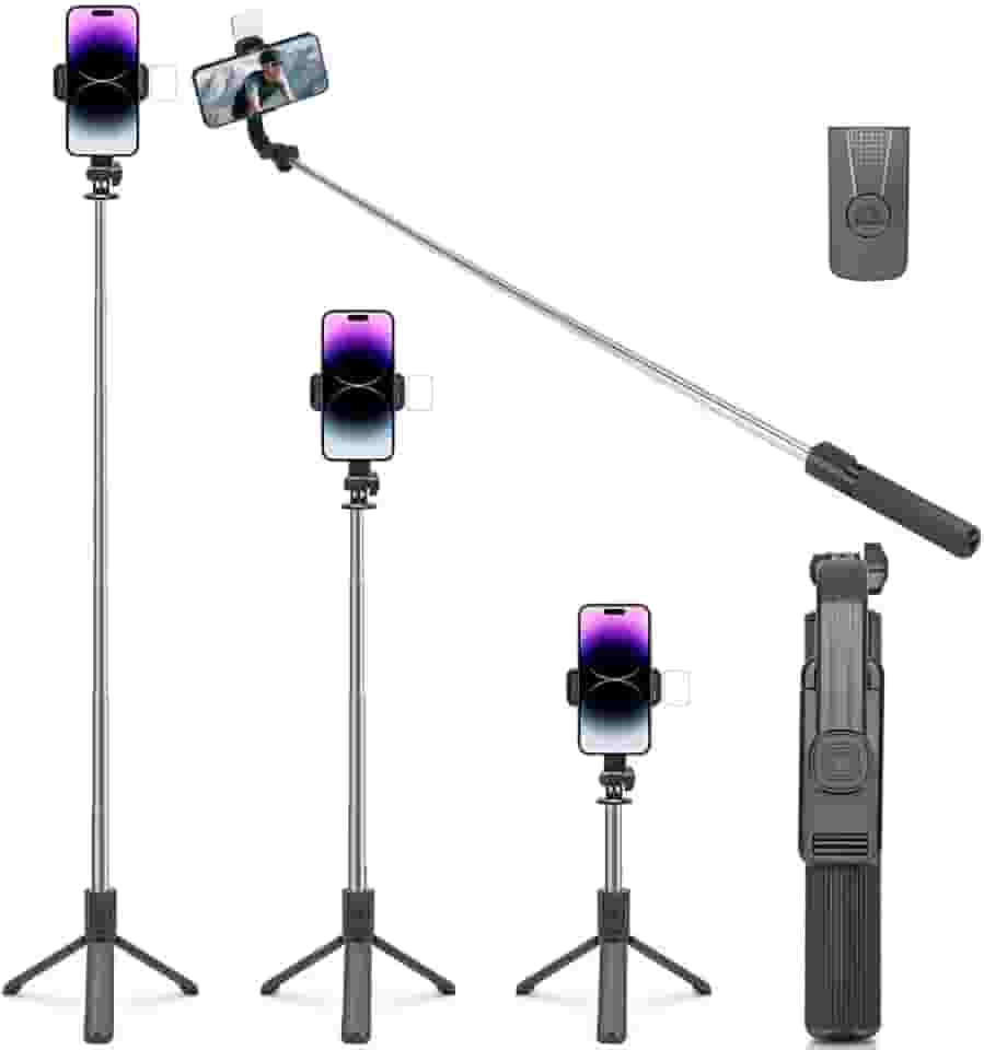 Tripe Para Celular, Tripé para Celular, Tripé, Pau De Selfie, Gimbal, Tripé Para Celular Portátil, Pau De Self, Bastão De Selfie, Selfie Stick, Estabilizador Celular Três Eixos