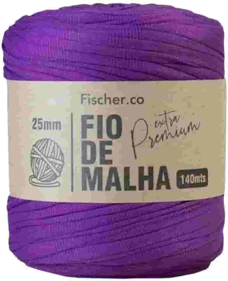Fio de Malha Extra Premium Fischer 25mm x Rolo com 140m (27 PURPURA)
