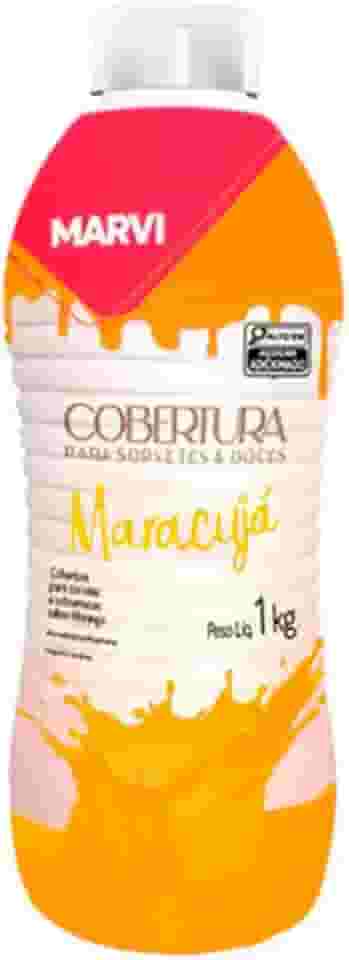 Cobertura Para Sorvete Sabor Maracujá Marvi 1 Kg
