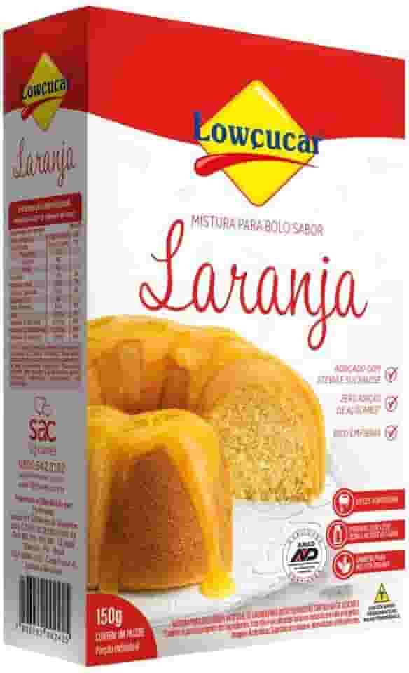 Lowçucar Bolo de Laranja Zero Adição de Açúcares 150g