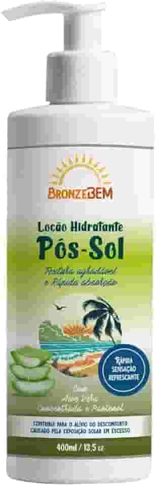 Hidratante Pós Sol Bronzebem 400g - Proporciona hidratação, maciez e alívio para a vermelhidão e irritação
