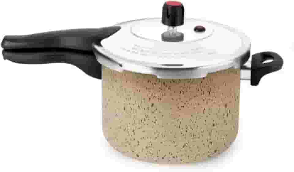 Panela De Pressão Fechamento Externo Antiaderente 4,5 Litros Bege Vanilla
