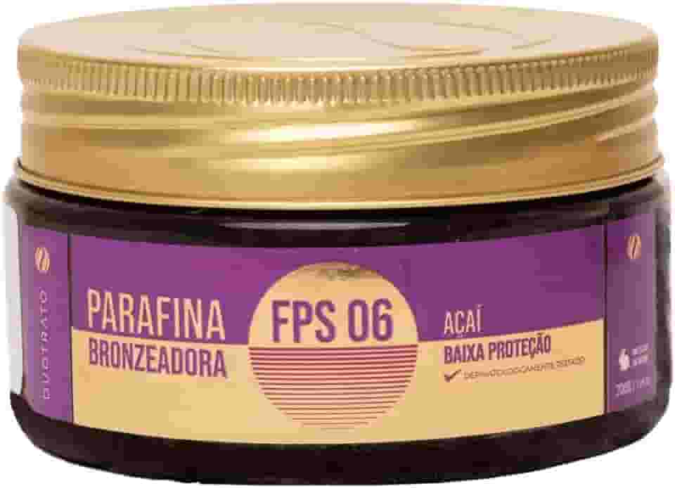 Parafina bronzeador acelerador de bronzeado Duotrato 200g (Açaí)