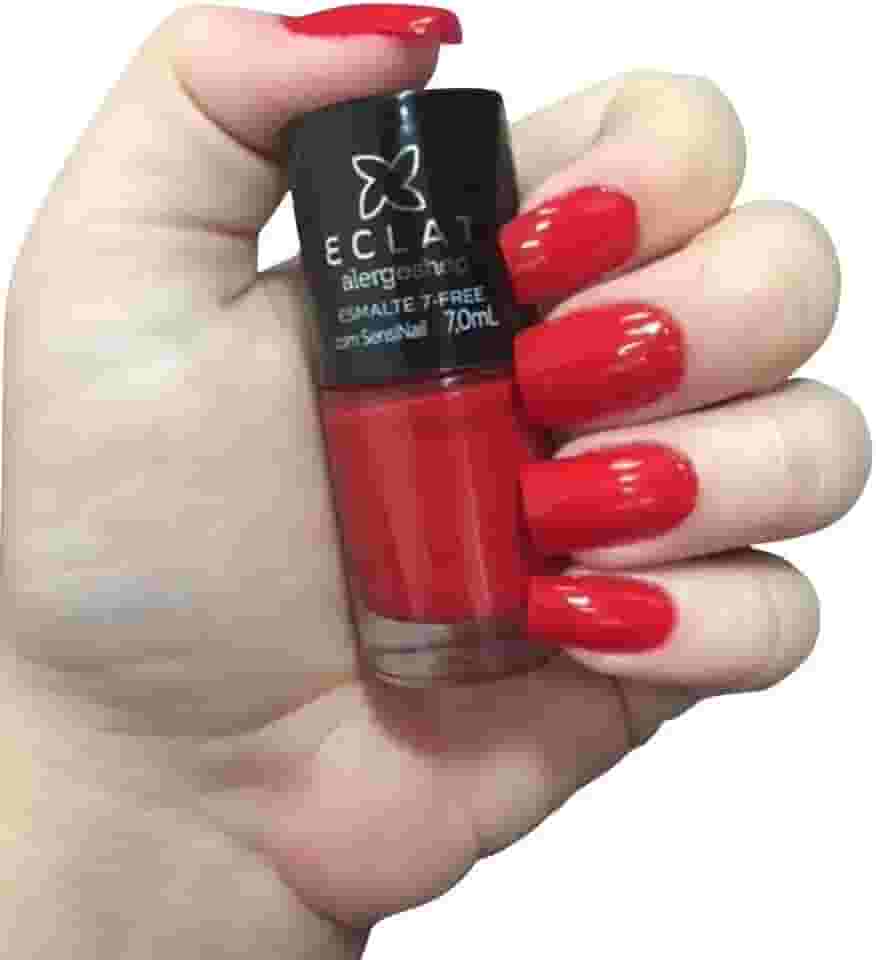 Esmalte Hidratante Hipôalergenico Eclat 7-FREE (Bloody Mary)