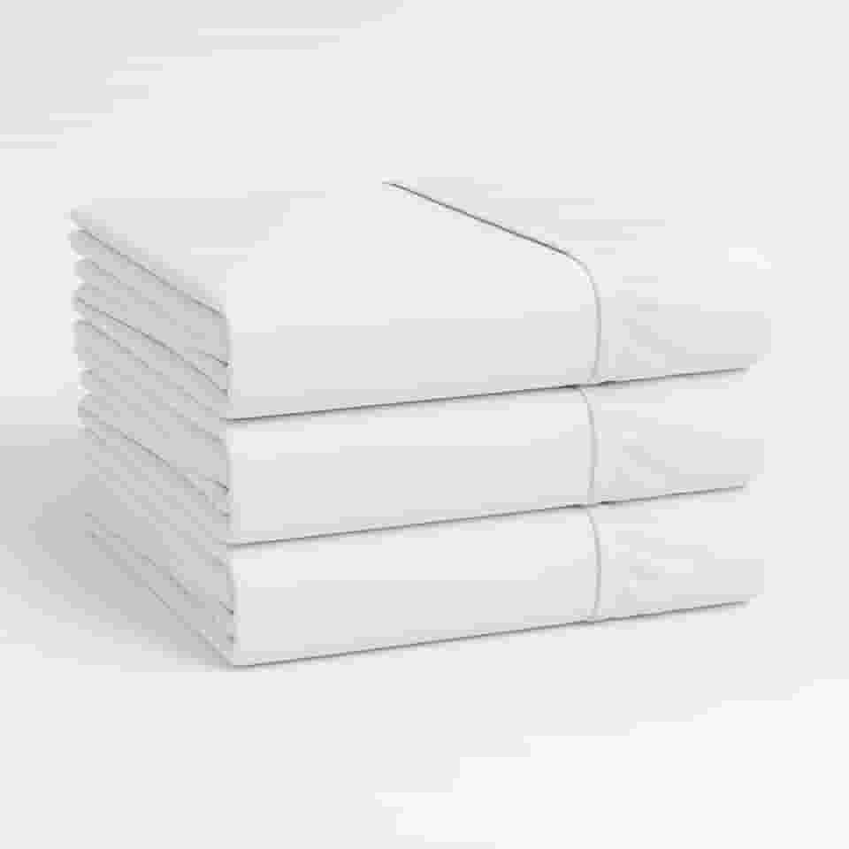 Lençol Berço Menino Menina 130x70 Algodão com Elástico 3Un (Branco, Kit Economico)