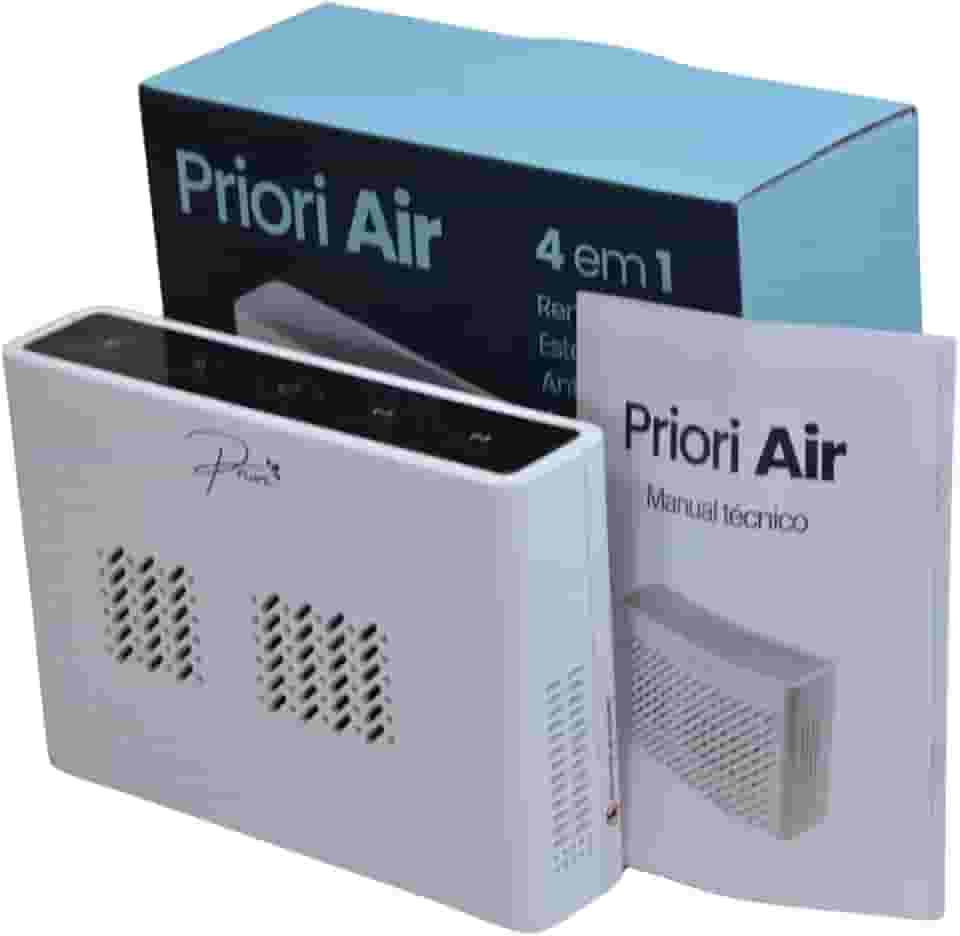 PrioriAir Purificador o ar/Adeus rinite e asma/Fim da alergia