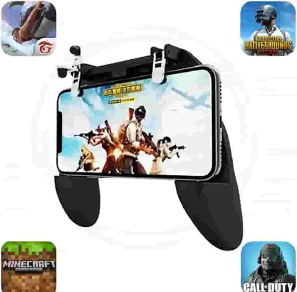 Genérico Controle Game Pad para PUBG, Free Fire, Call of Duty, Suporte Universal para Smartphone, Joystick Ergonômico para Jogos Mobile