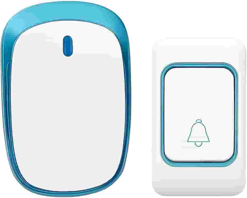 Campainha Sem Fio Residencial Bivolt Longo Alcance Comunicação com Idosos 36 Tipos Toques Leve Resistente Premium