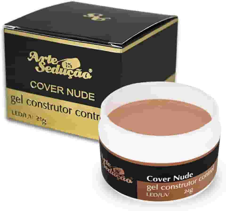 Gel Construtor Control LED UV Cover Nude Unhas de Gel, 24g