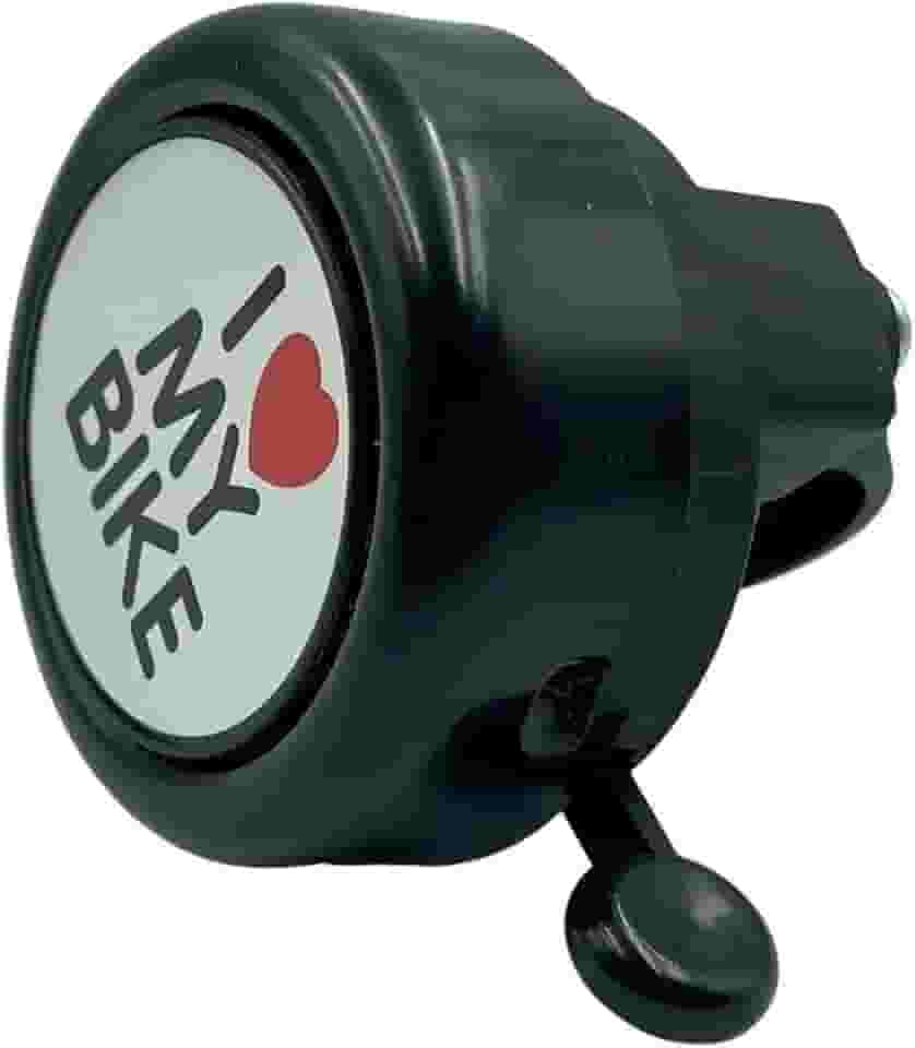 Campainha Alumínio Retrô Ciclismo Buzina Bicicleta Preto