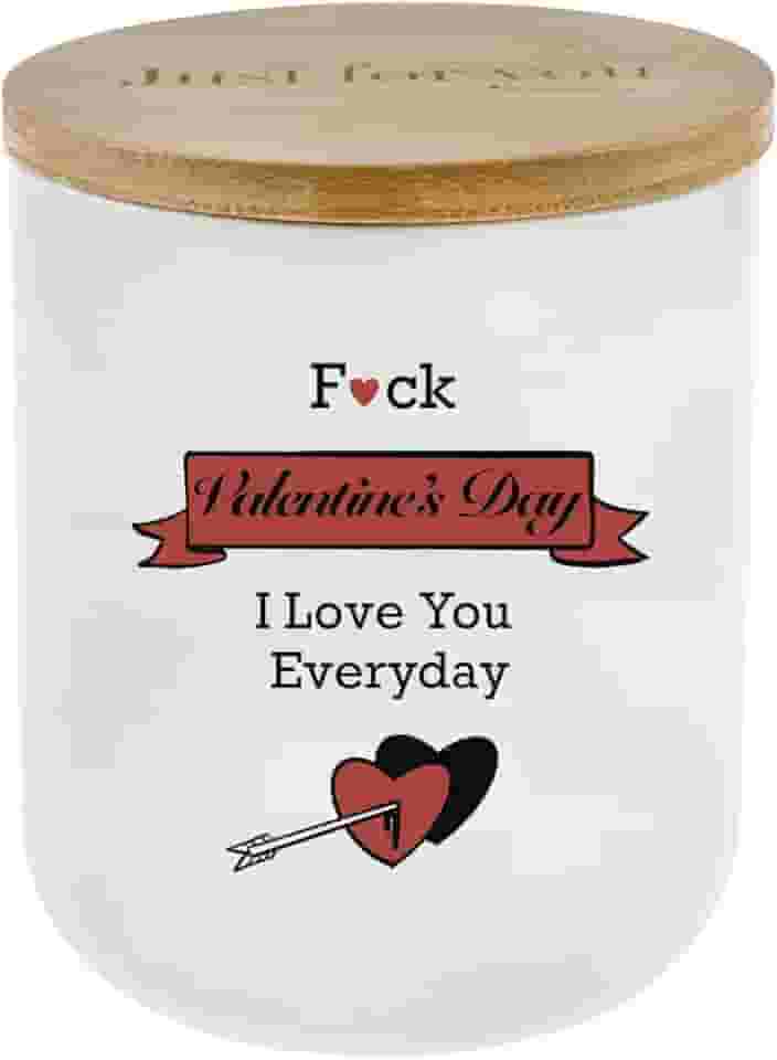 Presentes de Dia dos Namorados para ela, Presentes de Dia dos Namorados para mãe, namorada, esposa, ideias divertidas de presentes para mulheres dele / namorado/marido, velas de coco de baunilha (326 g)