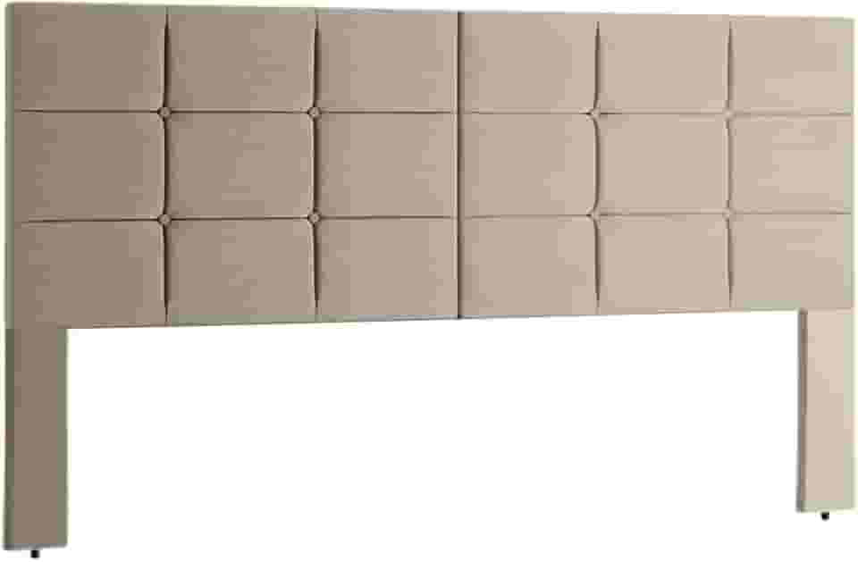 Cabeceira De Cama Box Art Espanha- Casal 140cm X 130cm Marfim