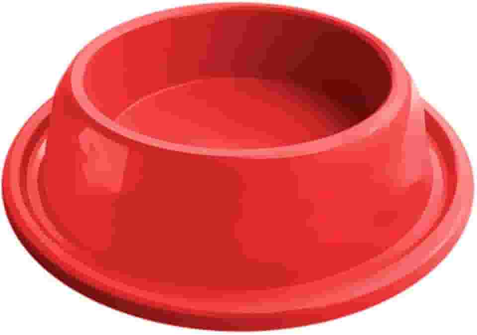 Furacão Pet Comedouro Plástico Gato Anti Fomriga 200Ml Vermelho Para Gatos