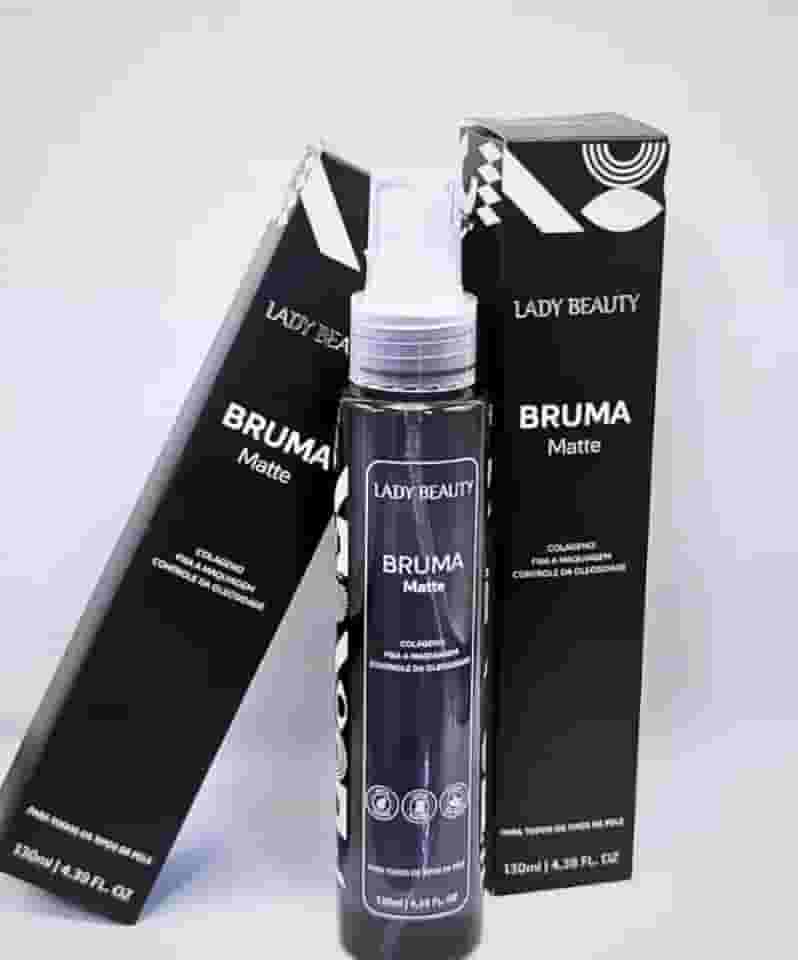 Spray Fixador Matte com Colágeno, Fixador de Maquiagem, Controle de Oleosidade, 130ml