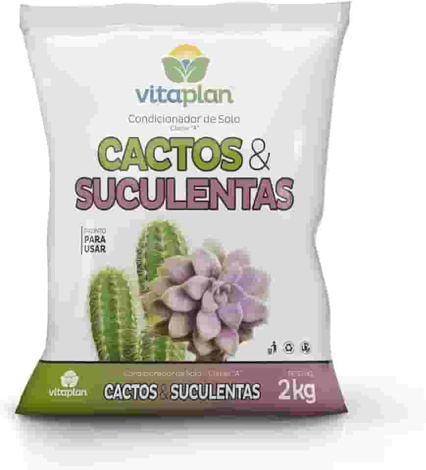 Substrato para Cactos e Suculentas, Condicionador de Solo, 2kg