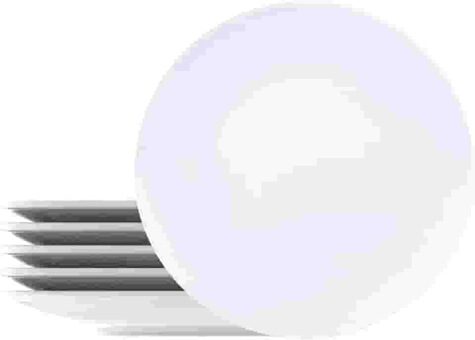 Kit Prato Raso Tramontina Leonora em Porcelana 25 cm 06 Peças