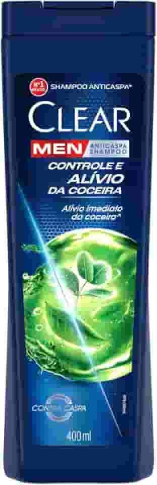 Shampoo Clear Anti Caspa Men 400ml Controle de Coceira (Embalagem pode variar)