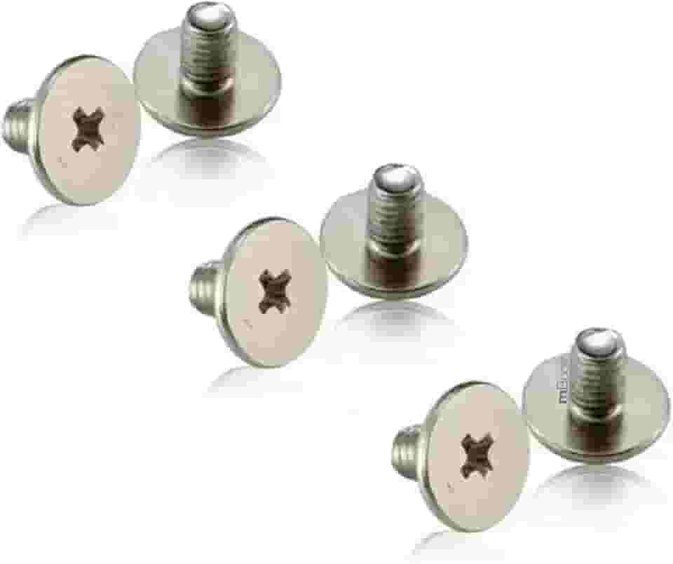 Kit mBook com 6 unidades de parafusos para dobradiça de notebooks