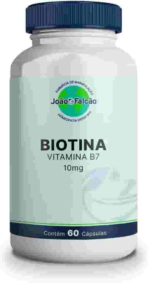 Vitamina B7(Biotina) 10Mg - 60 Cápsulas