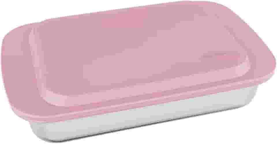 Forma Assadeira Lasanheira Retangular Clássica Marinex 3,7L com Tampa