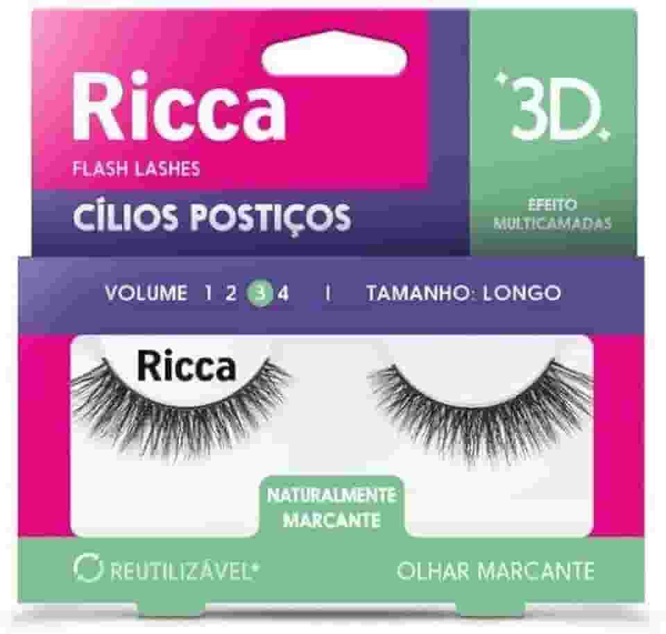 RICCA CÍLIOS 3D VOL. 03 LONGO - 408