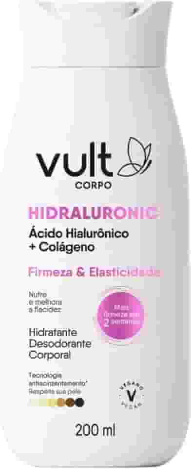 VULT LOÇÃO DESODORANTE HIDRATANTE CORPORAL COLÁGENO VEGETAL 200ML