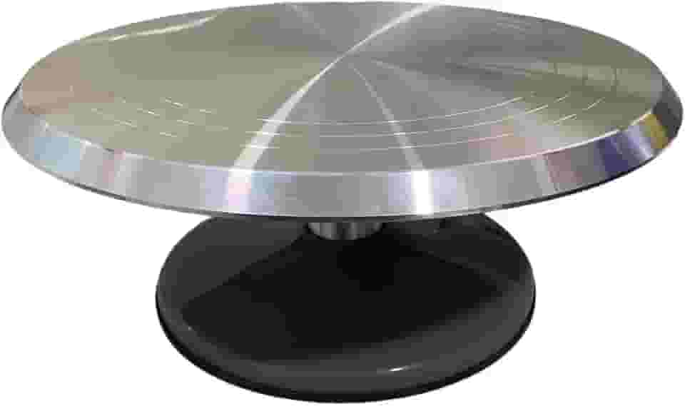 Bailarina Prato Base Para Confeitar Bolo Torta Profissional Giratória Rolamento Duplo Blindado 31cm