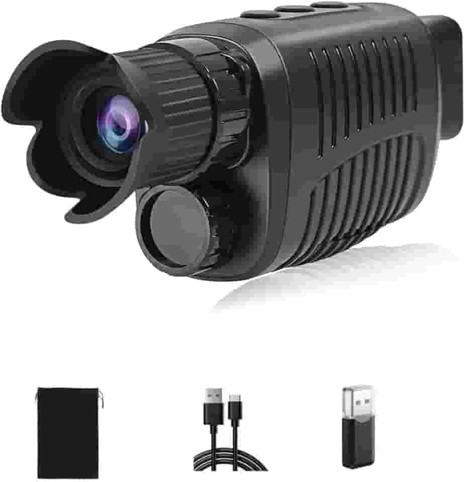 Binóculo Profissional Longo Alcance monoculo de Visão Noturna, 800 Metros, Ampliação 10x, Design Compacto e Resistente para monoculo profissional longo alcance