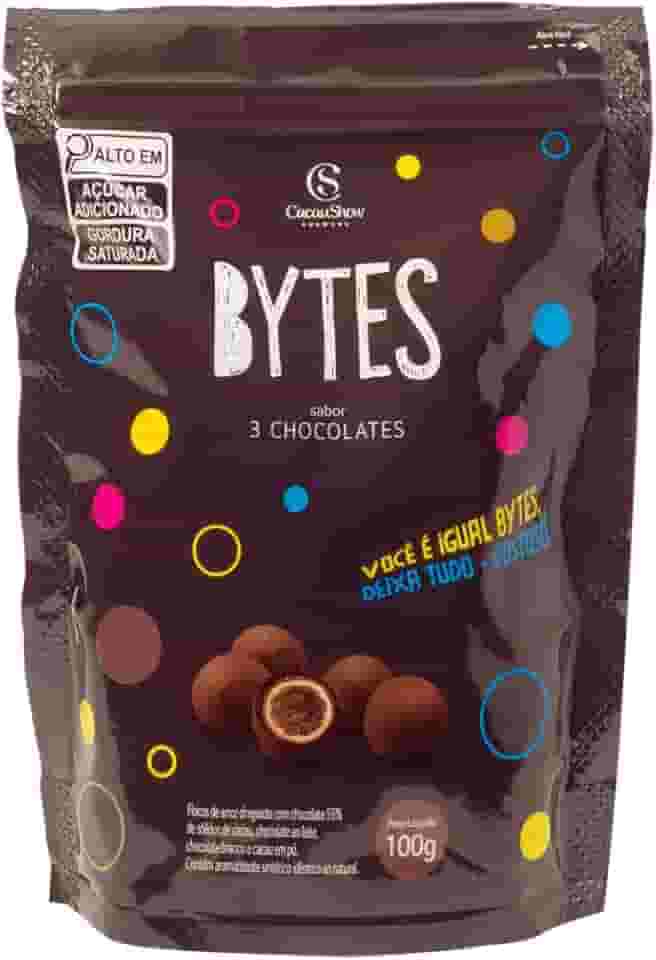 Bytes 3 Chocolates 100g Cacau Show