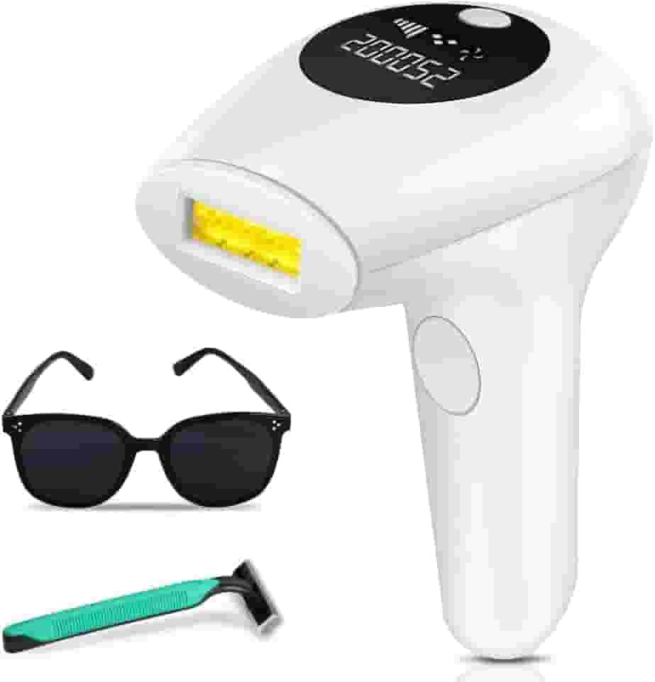 110-230V, Branco, Aparelho Portátil de Depilação A Laser, Aparelho de Depilação A Luz Pulsada