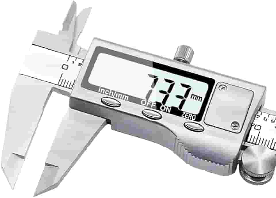 Paquímetro Digital em Aço Inox, 150 mm / 6 Polegadas, com Estojo