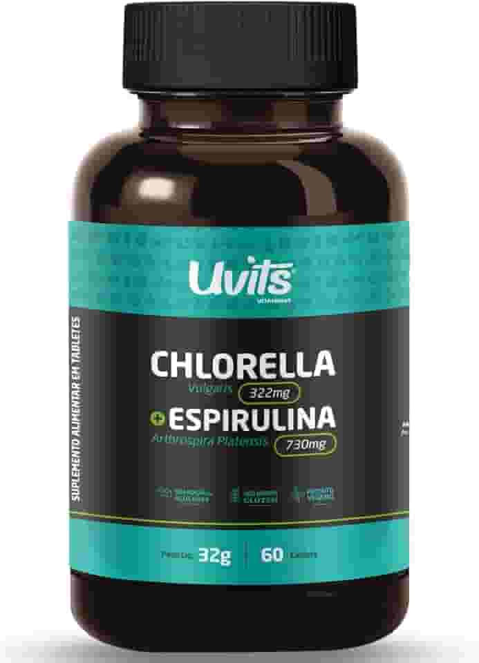 Clorella + Spirulina 60 Caplets - Uvits