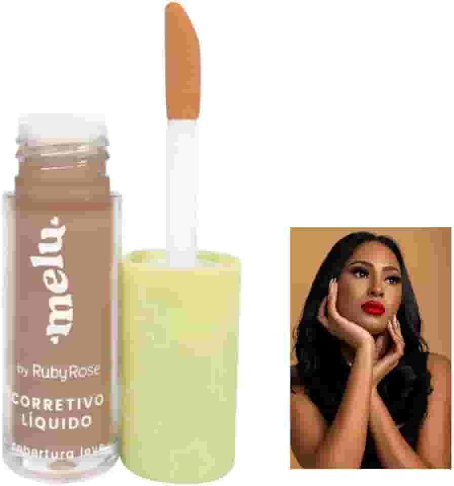 Corretivo Líquido Melu Rr8104Cafe6 Cafe 6 Rubyrose